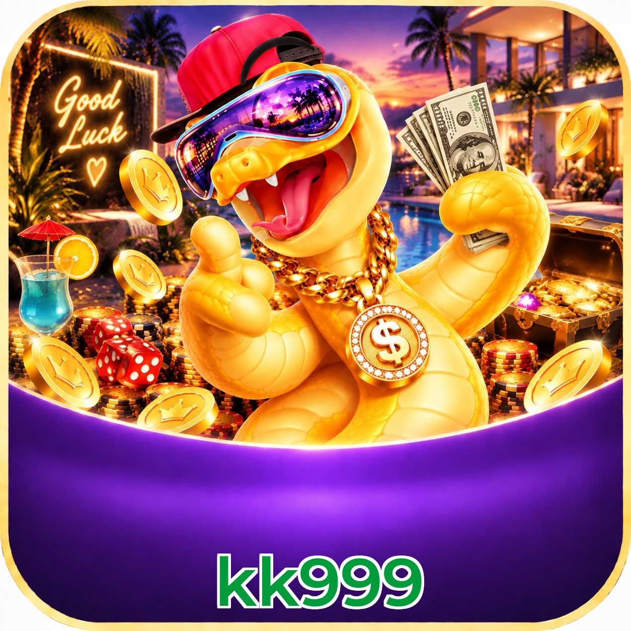 Página oficial da kk999 no Facebook com promoções e suporte