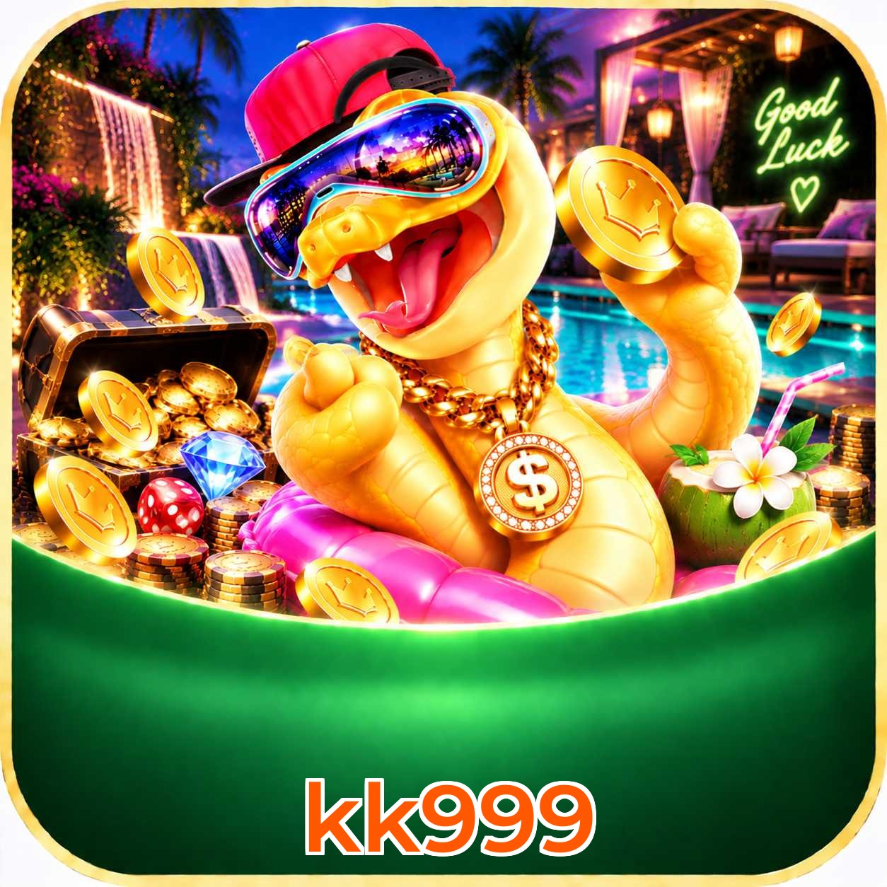 Catálogo de slots da kk999 com RTP médio de 96,52%